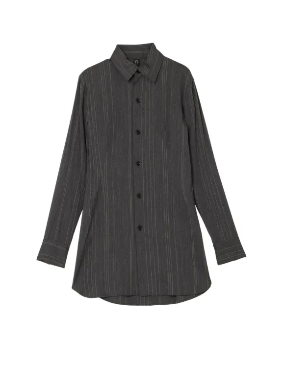 W/RY RANDOM HERRINGBONE FITTED SHIRT sold by Yohji Yamamoto