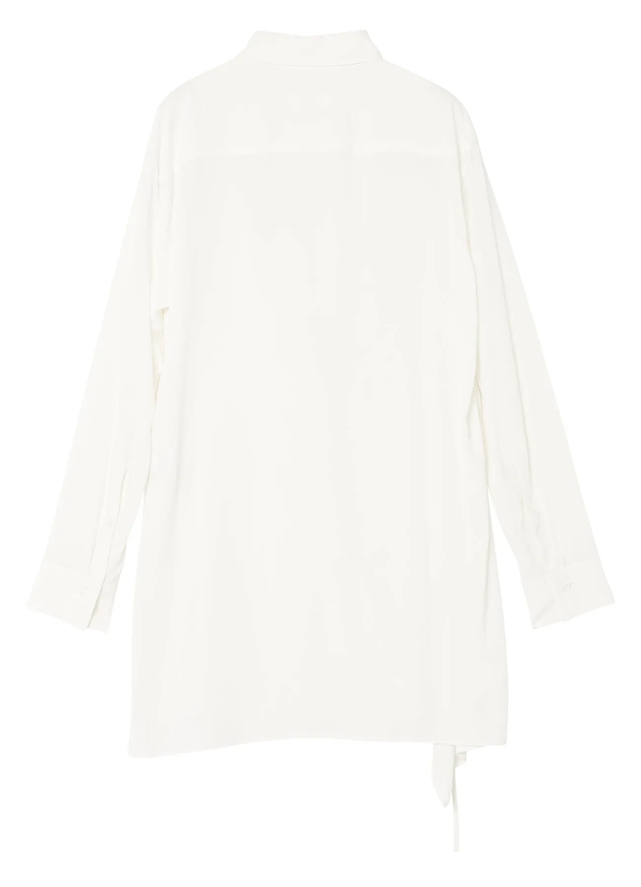 80/2 RAYON/BROAD LACE UP BLOUSE sold by Yohji Yamamoto product image thumbnail 3