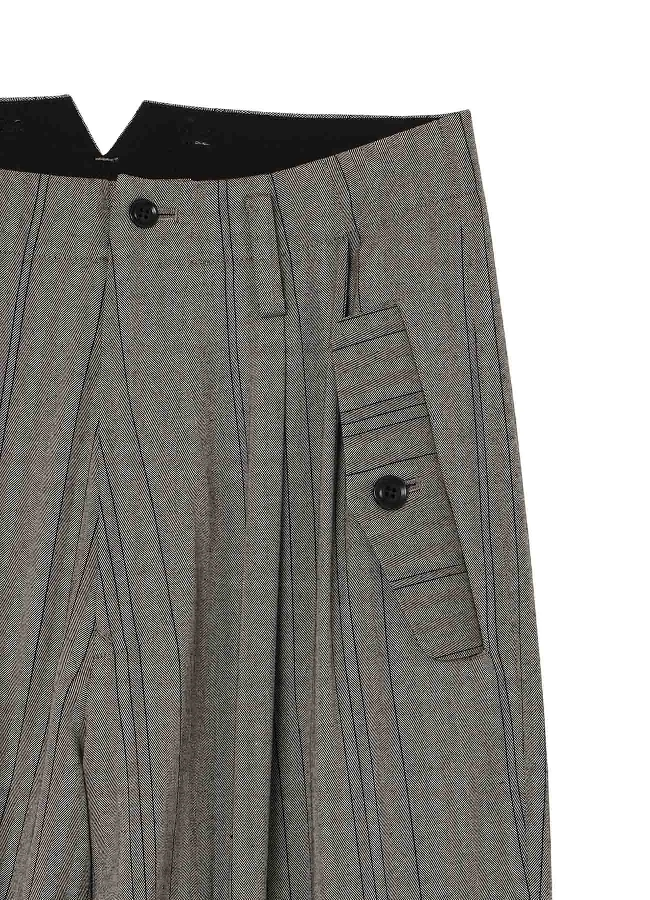 W/RY RANDOM HERRINGBONE RIB SLEEVE PANTS sold by Yohji Yamamoto product image thumbnail 5