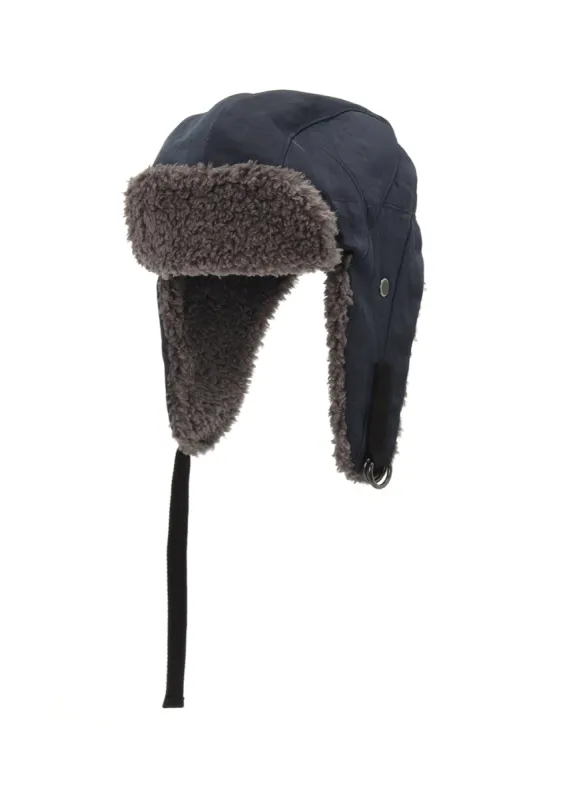 VINTAGE NYLON TWILL FLYING CAP sold by Yohji Yamamoto