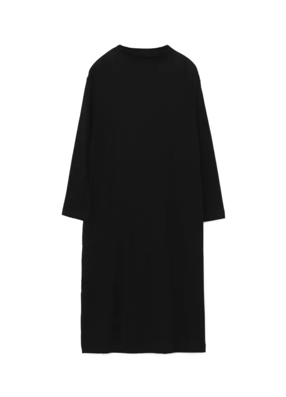 LYOCELL STRETCH RIB JERSEY BOTTLE NECK DRESS sold by Yohji Yamamoto