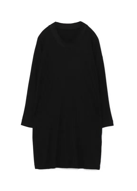 LYOCELL STRETCH RIB JERSEY LONG SHIRT sold by Yohji Yamamoto