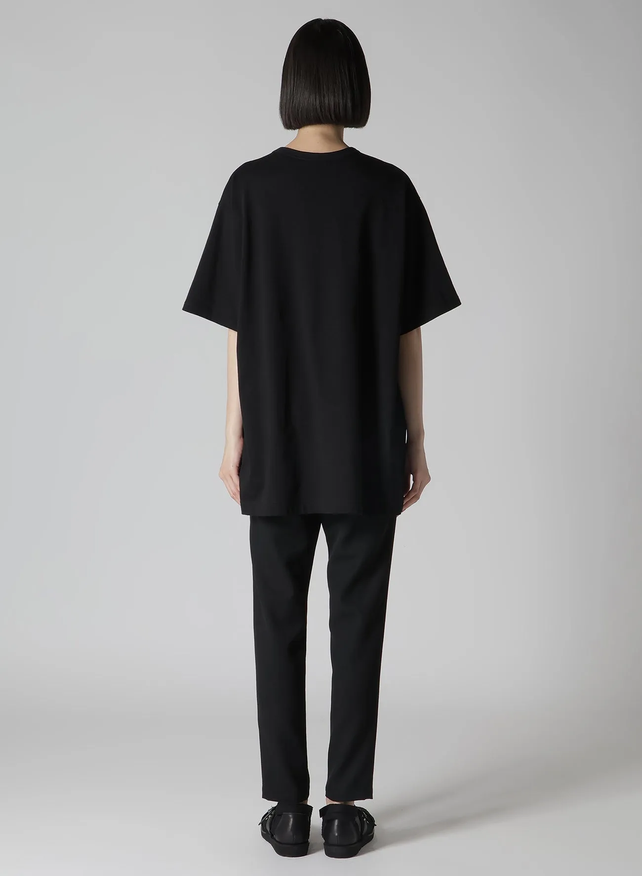 PIGMENT PT COMBED JERSEY MESSAGE PT SHORT SLV T sold by Yohji Yamamoto product image thumbnail 5