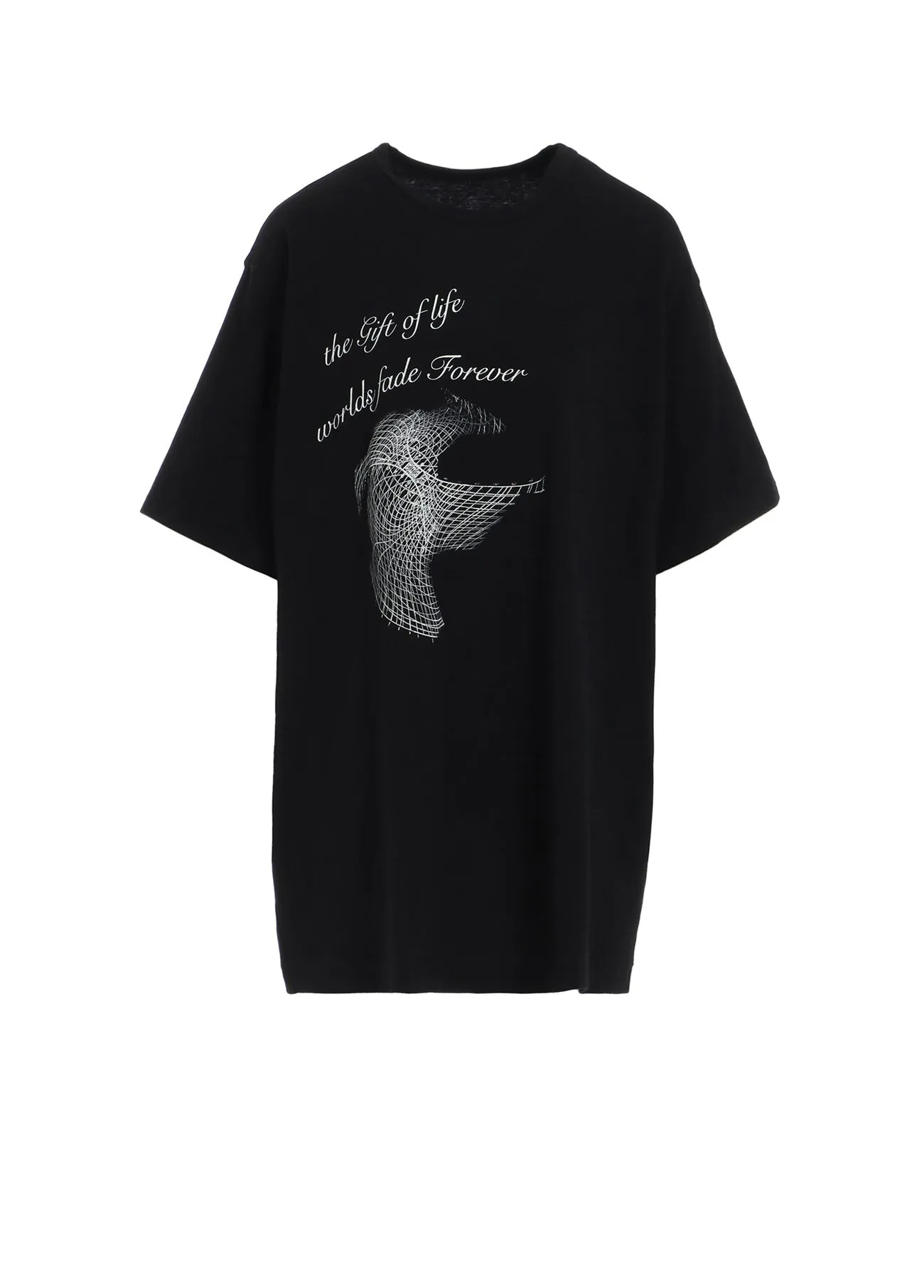 PIGMENT PT COMBED JERSEY MESSAGE PT SHORT SLV T sold by Yohji Yamamoto