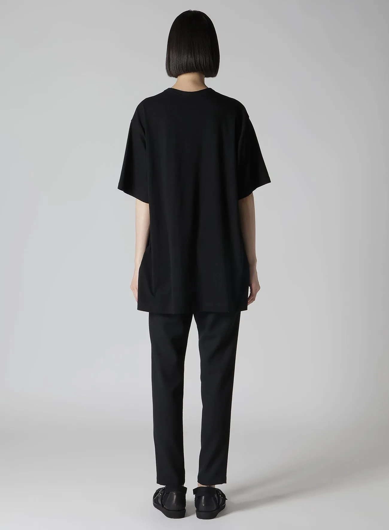 PIGMENT PT COMBED JERSEY MESSAGE PT SHORT SLV T sold by Yohji Yamamoto product image thumbnail 5
