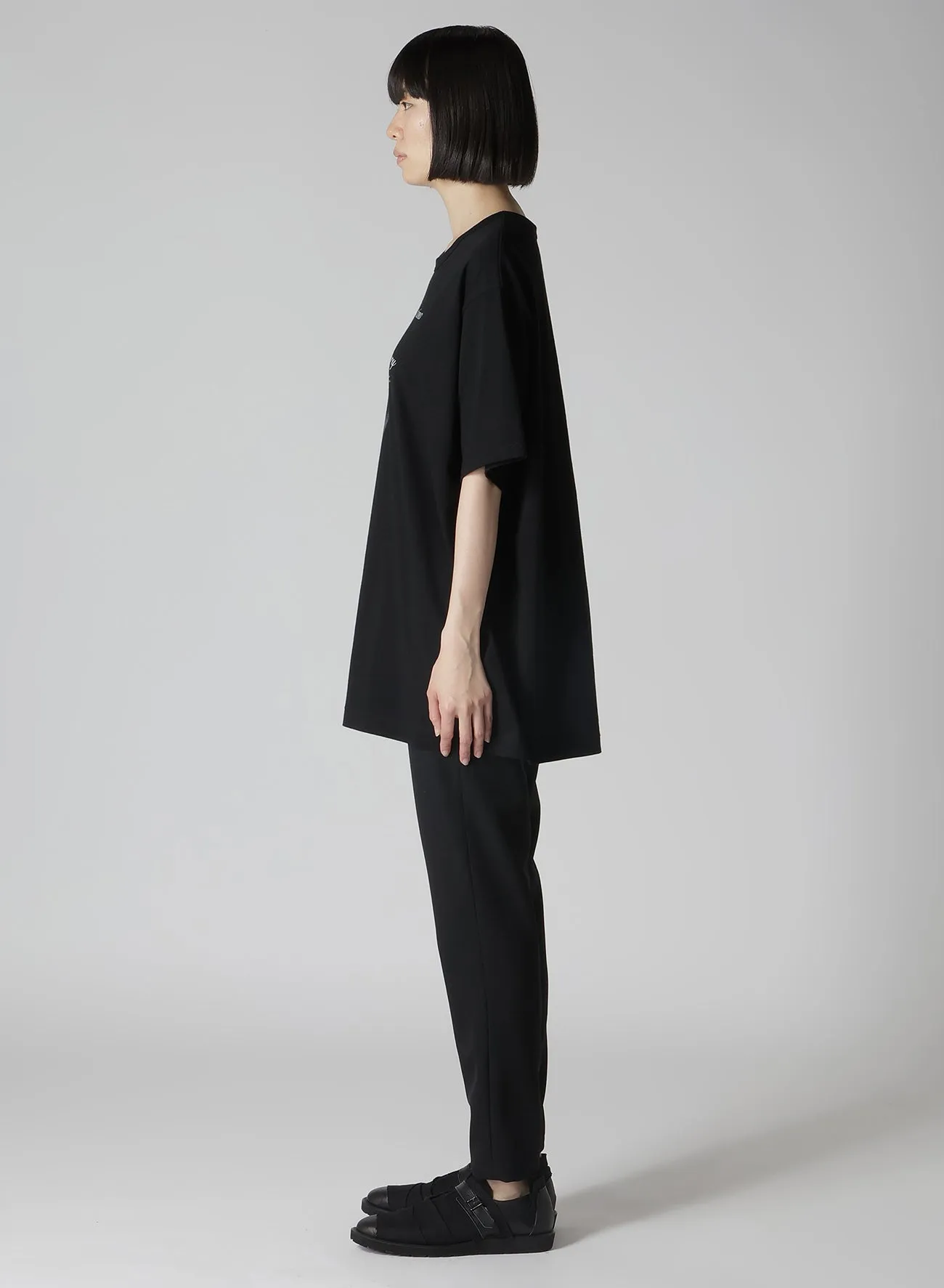 PIGMENT PT COMBED JERSEY MESSAGE PT SHORT SLV T sold by Yohji Yamamoto product image thumbnail 4