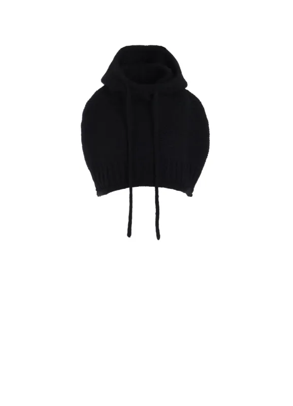 KNIT HOODED WARMER sold by Yohji Yamamoto