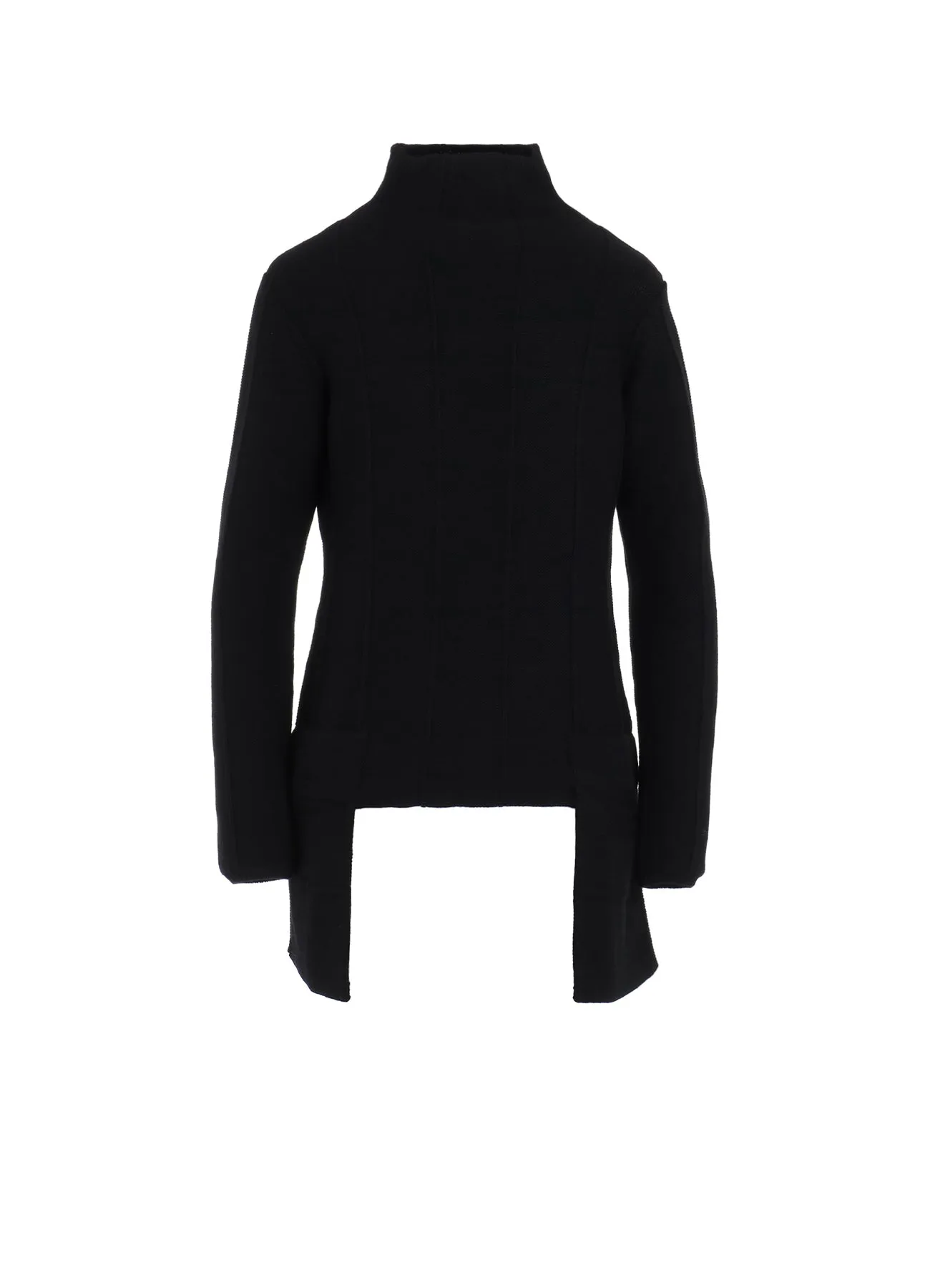 BACKSIDE KNIT POCKET DETAIL HIGH NECK PO sold by Yohji Yamamoto