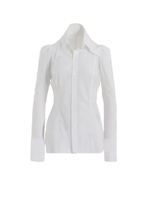 COTTON BROAD PUFF SLV SLIM FIT BLOUSE sold by Yohji Yamamoto