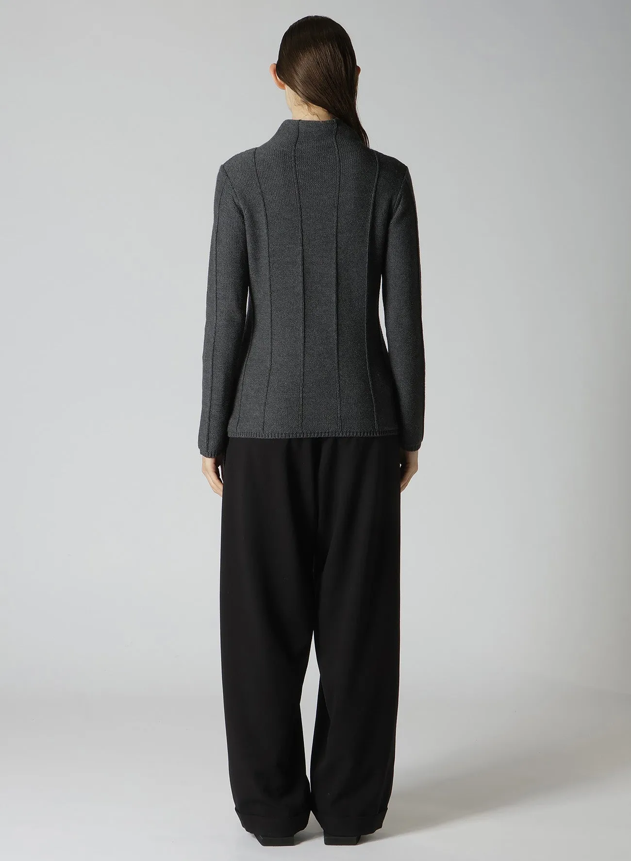 BACKSIDE KNIT POCKET DETAIL HIGH NECK PO sold by Yohji Yamamoto product image thumbnail 5