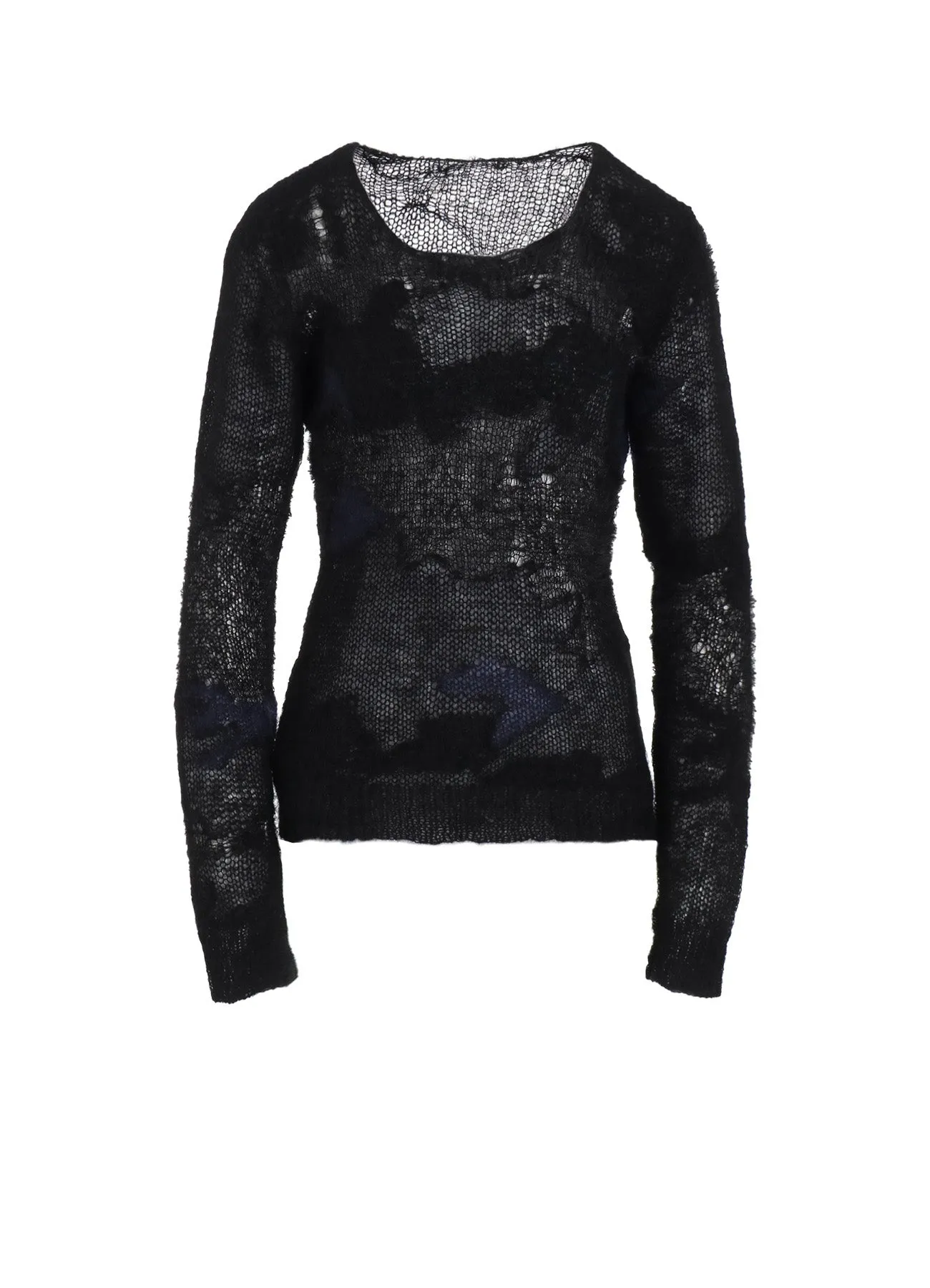 MOHAIR R-CAMOFLAGE KNIT sold by Yohji Yamamoto