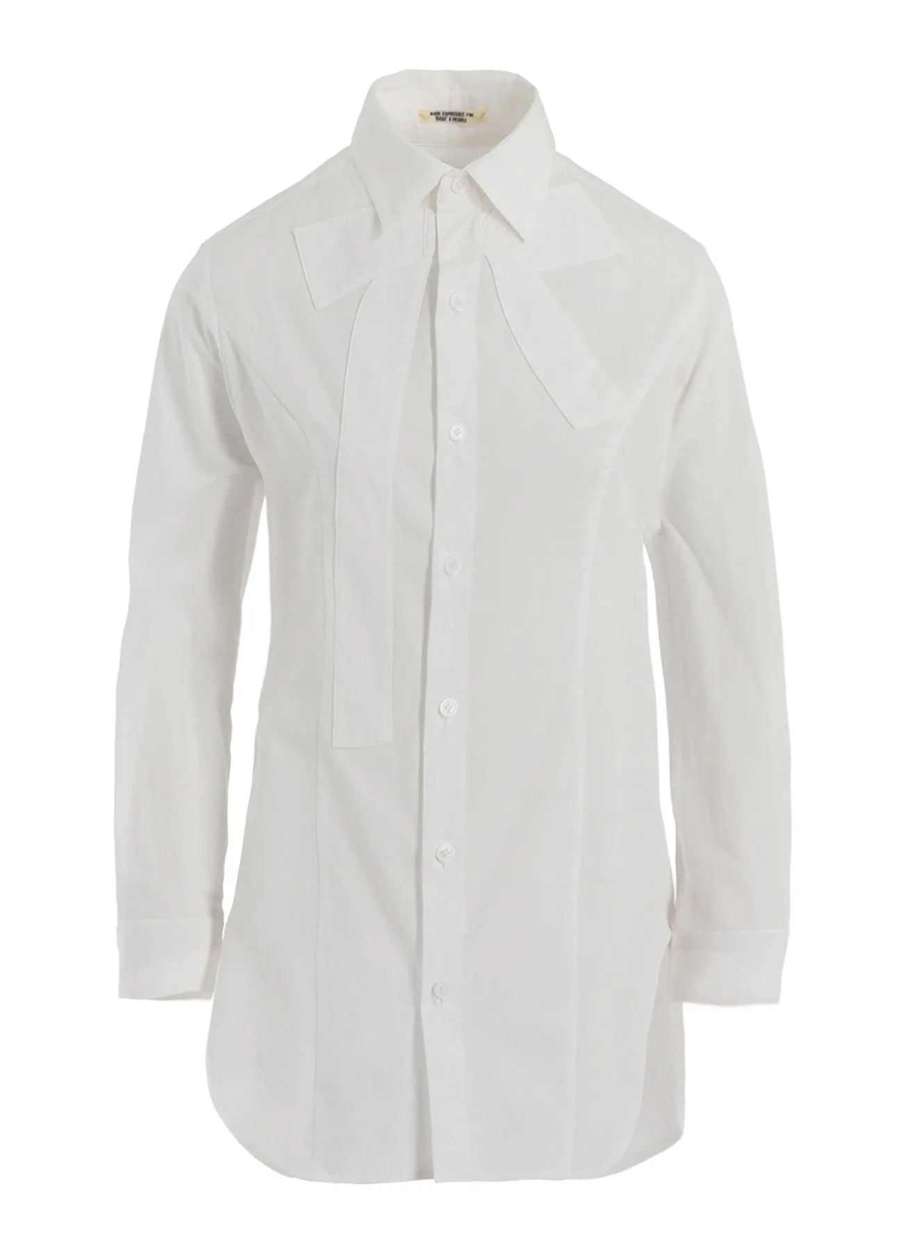 COTTON BROAD R-RIBBON BLOUSE sold by Yohji Yamamoto product image thumbnail 2