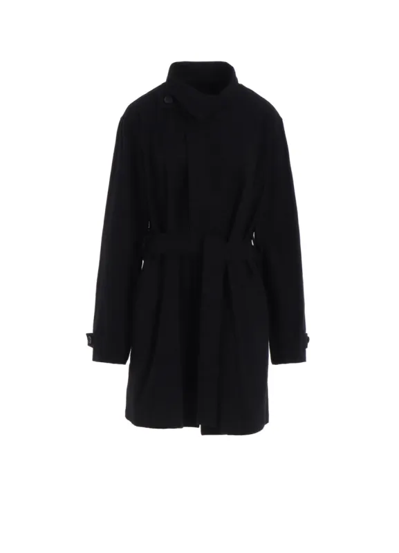 COTTON FLANNEL R-BELTED JACKET sold by Yohji Yamamoto
