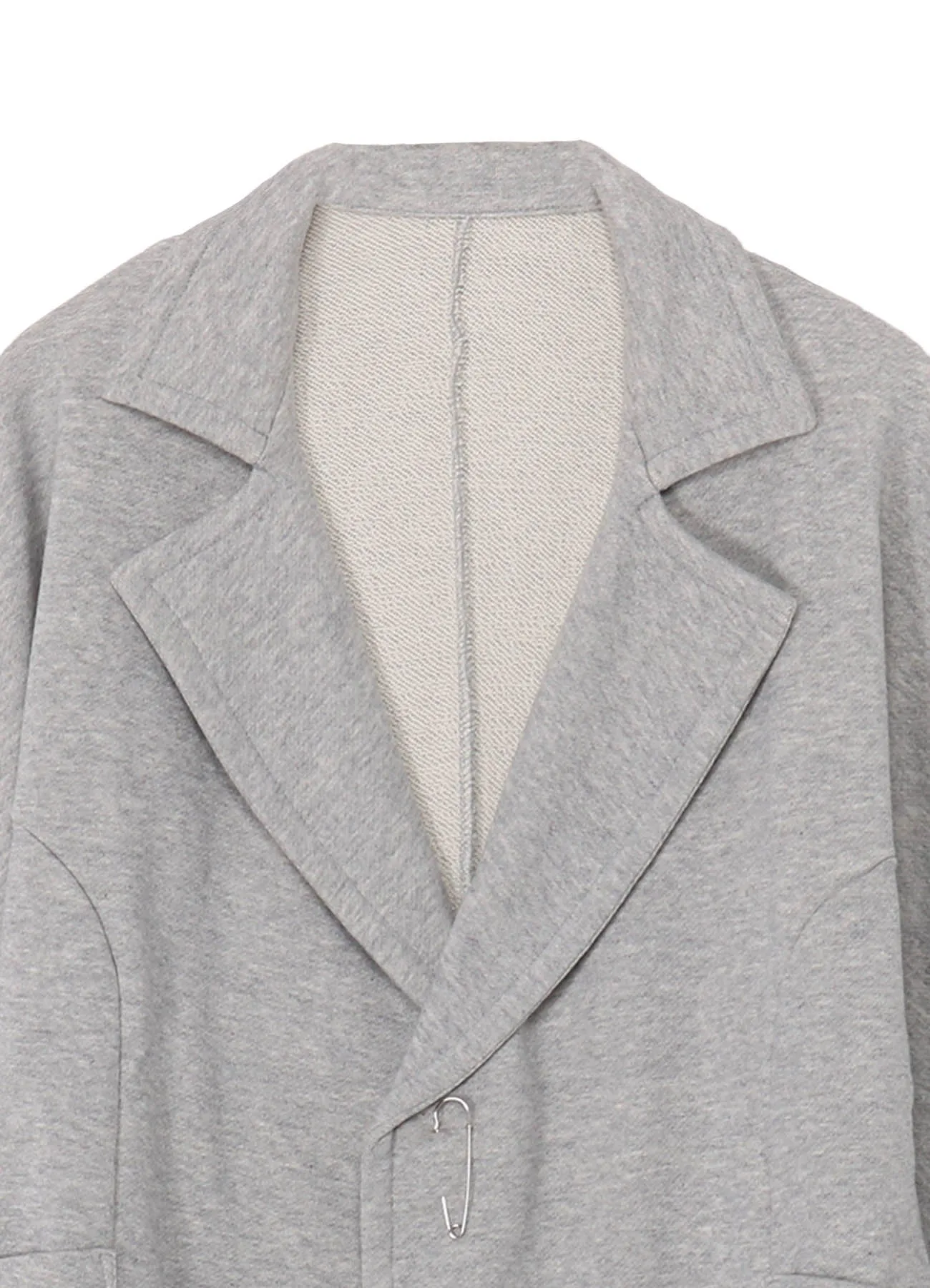 30/10 FRENCH TERRY FLARED JACKET LIKE CARDIGAN sold by Yohji Yamamoto product image thumbnail 4