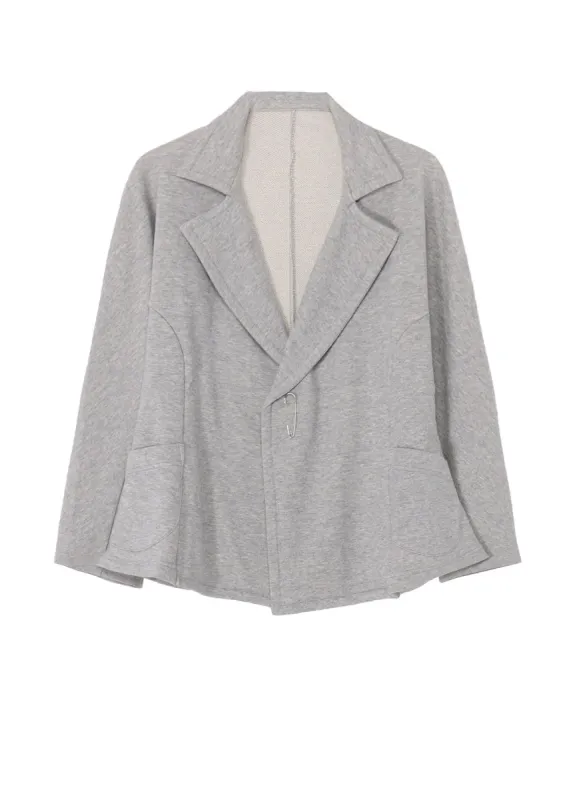 30/10 FRENCH TERRY FLARED JACKET LIKE CARDIGAN sold by Yohji Yamamoto