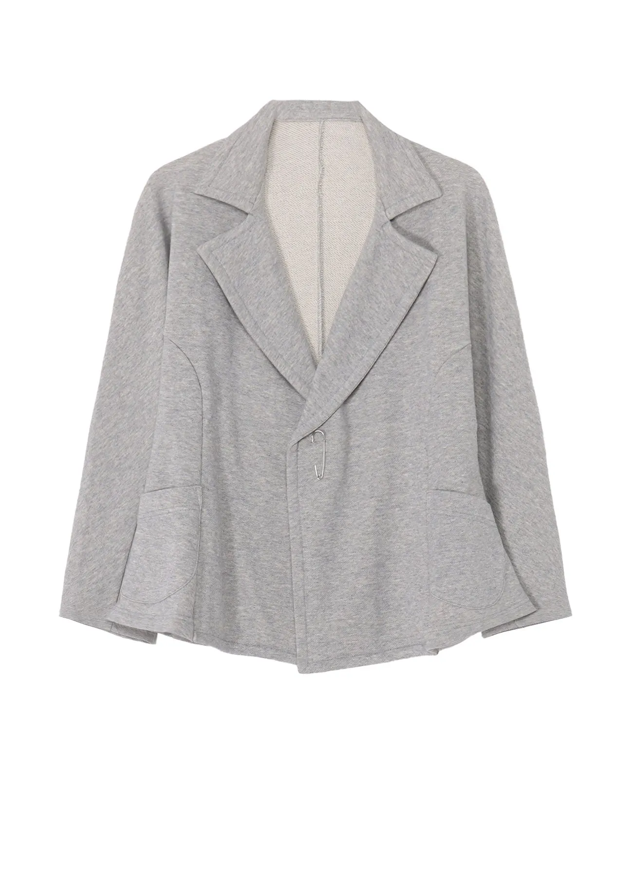 30/10 FRENCH TERRY FLARED JACKET LIKE CARDIGAN sold by Yohji Yamamoto
