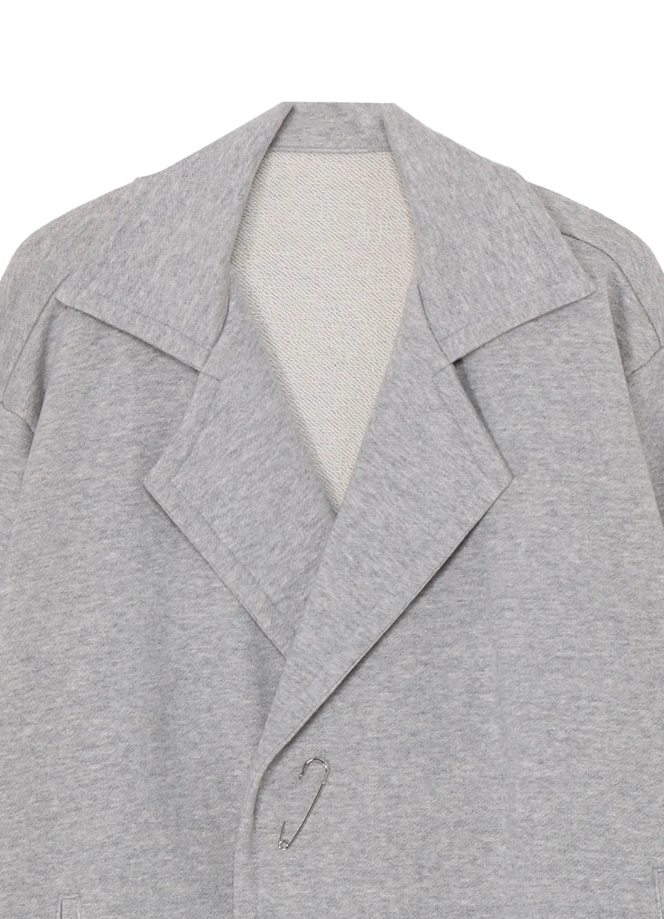 30/10 FRENCH TERRY JACKET LIKE CARDIGAN sold by Yohji Yamamoto product image thumbnail 4