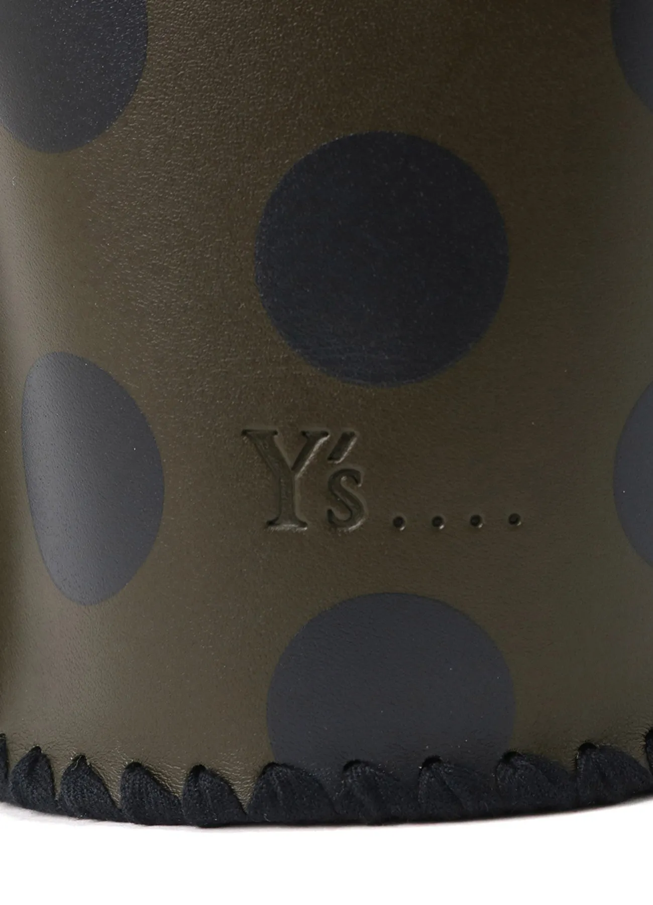 COW LEATHER DRAW STRING BAG sold by Yohji Yamamoto product image thumbnail 5