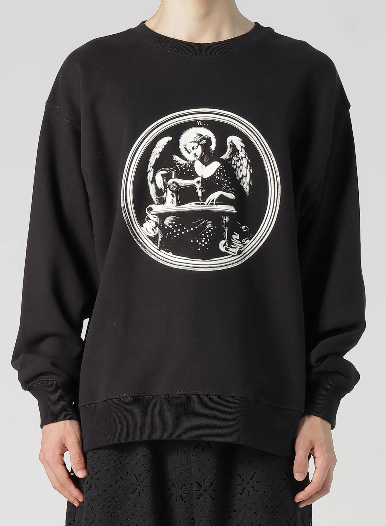 ANGEL PRINT SWEATSHIRT sold by Yohji Yamamoto product image thumbnail 4