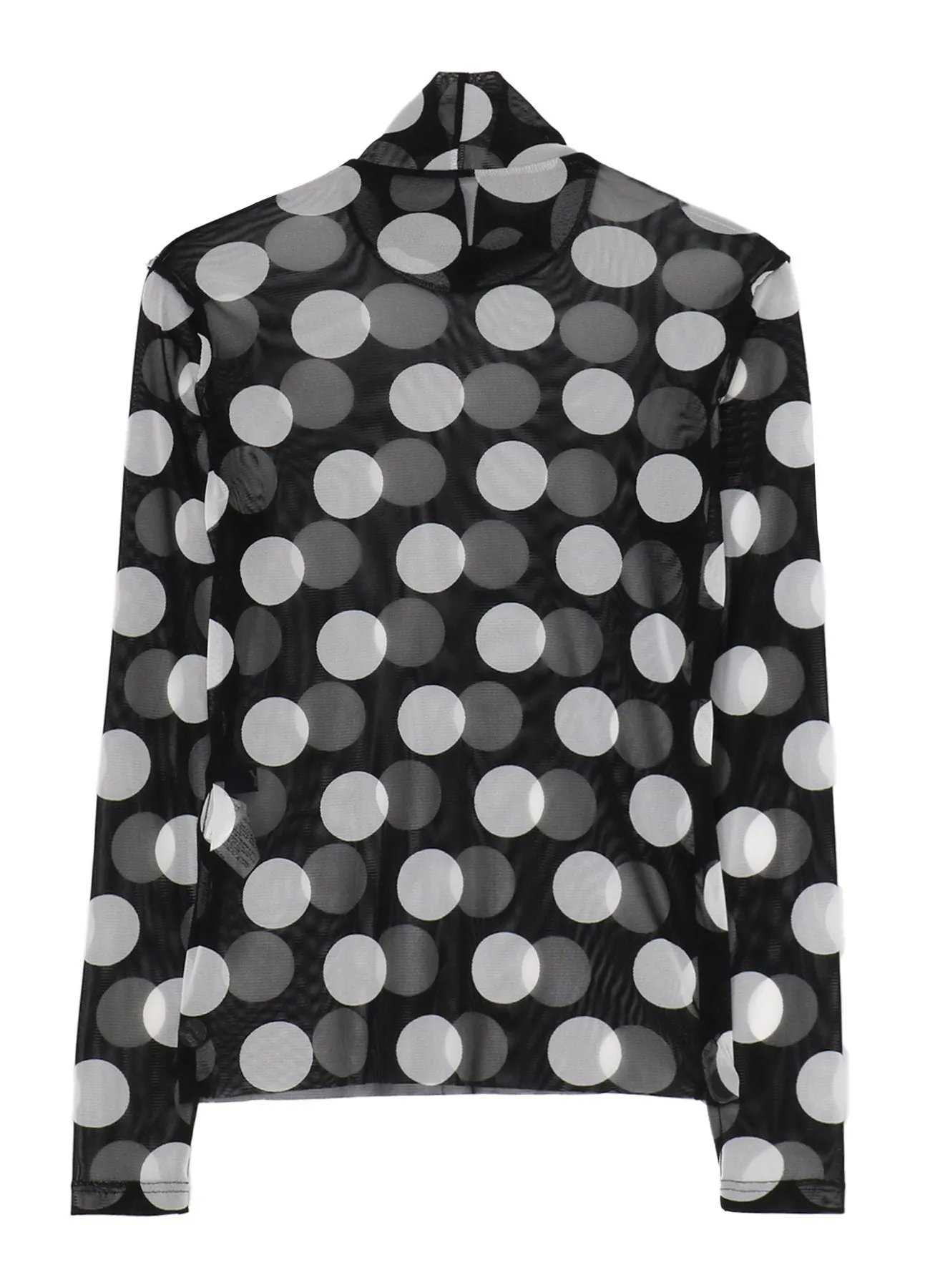 POLKA DOTS TULLE HIGH NECK T sold by Yohji Yamamoto product image thumbnail 3