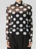 POLKA DOTS TULLE HIGH NECK T sold by Yohji Yamamoto
