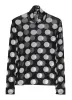POLKA DOTS TULLE HIGH NECK T sold by Yohji Yamamoto