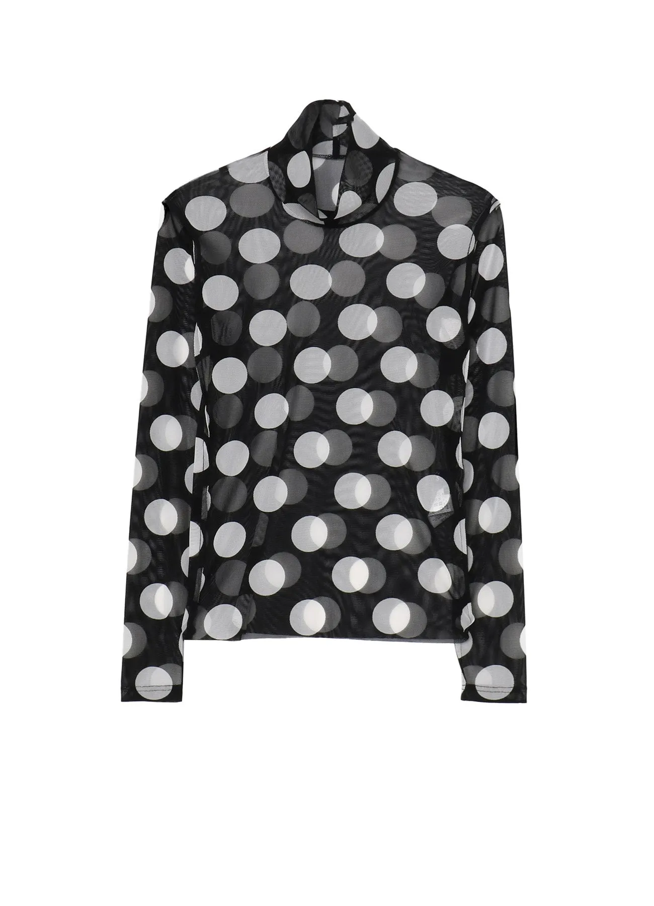 POLKA DOTS TULLE HIGH NECK T sold by Yohji Yamamoto