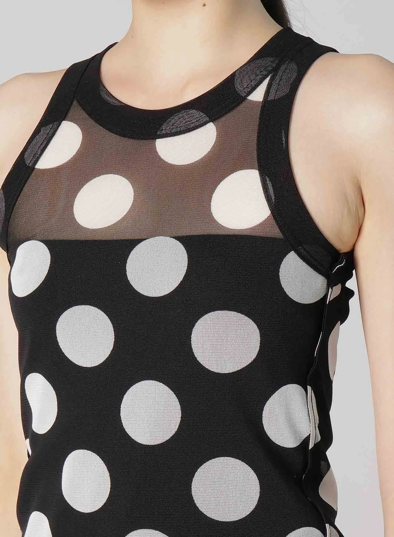POLKA DOTS TULLE TANKTOP sold by Yohji Yamamoto product image thumbnail 5