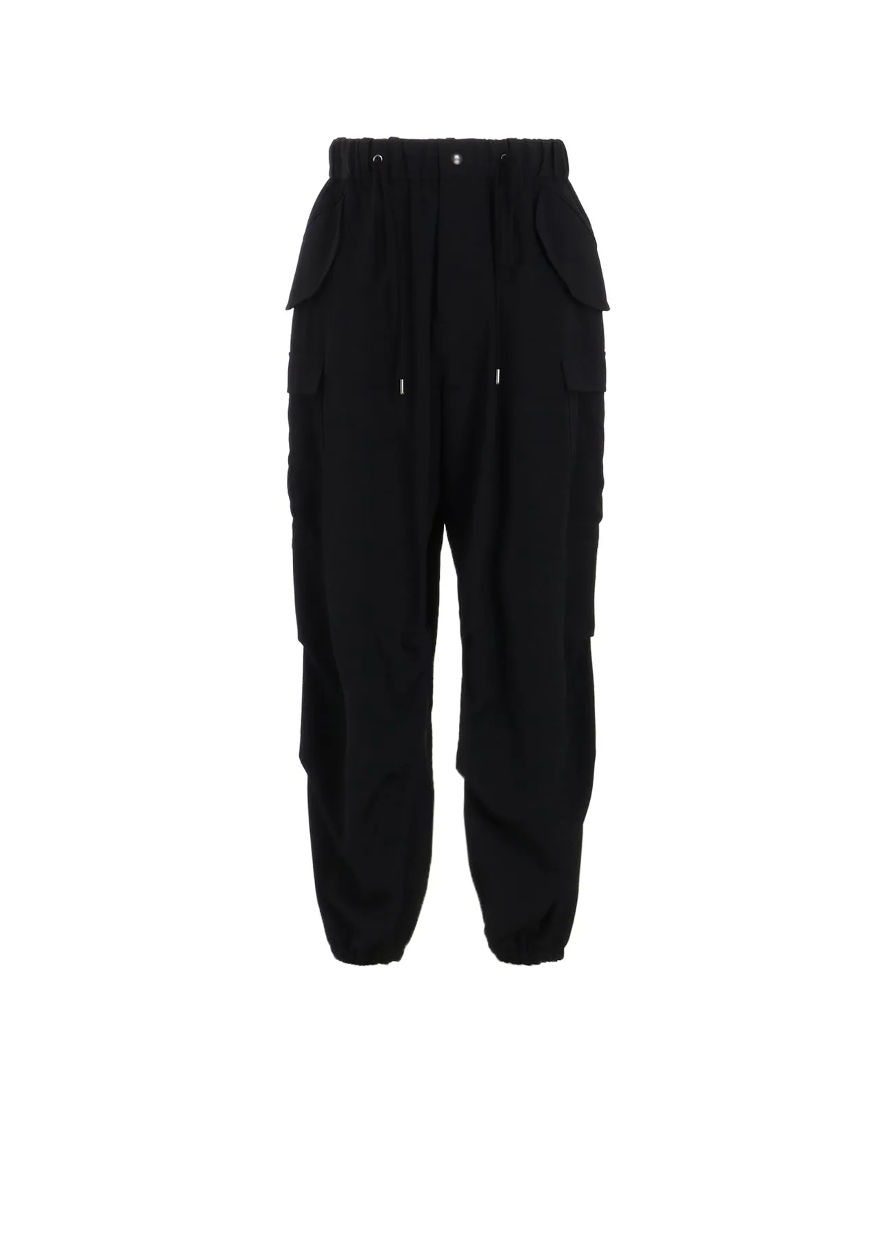 WOOL GABARDINE CARGO PANTS sold by Yohji Yamamoto