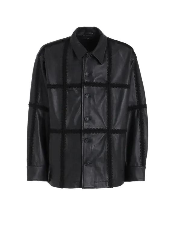 INDIAN LEATHER SHIRT BLOUSON sold by Yohji Yamamoto