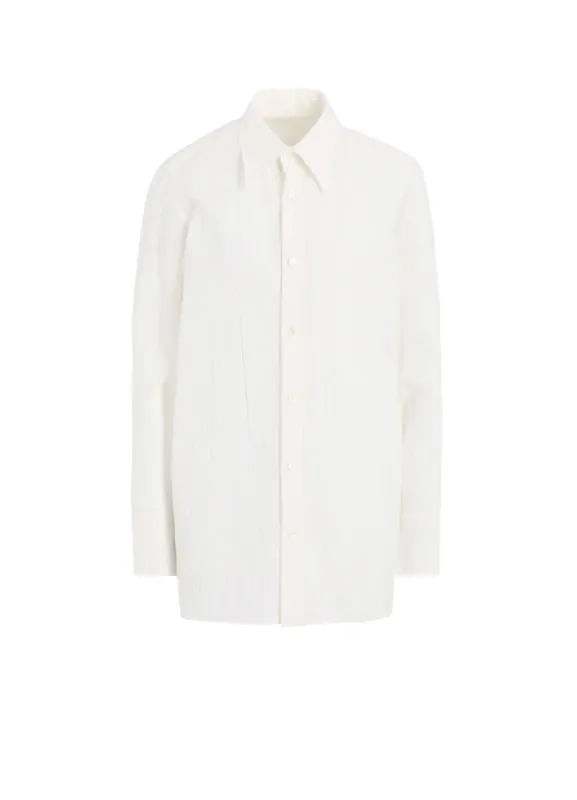 HIGH COUNT TYPEWRITER DOUBLE LAYERED LONG SLEEVE SHIRT made by Yohji Yamamoto