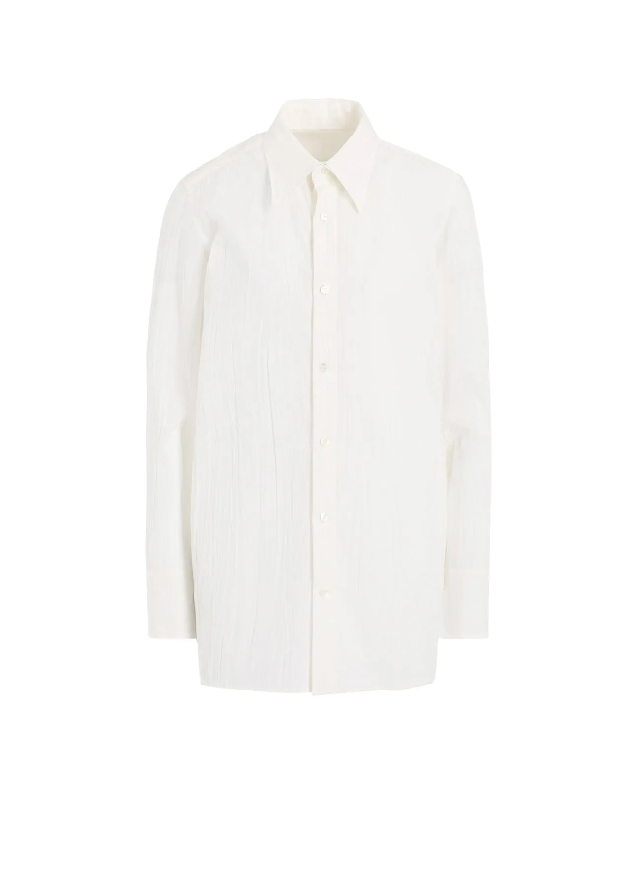 HIGH COUNT TYPEWRITER DOUBLE LAYERED LONG SLEEVE SHIRT sold by Yohji Yamamoto