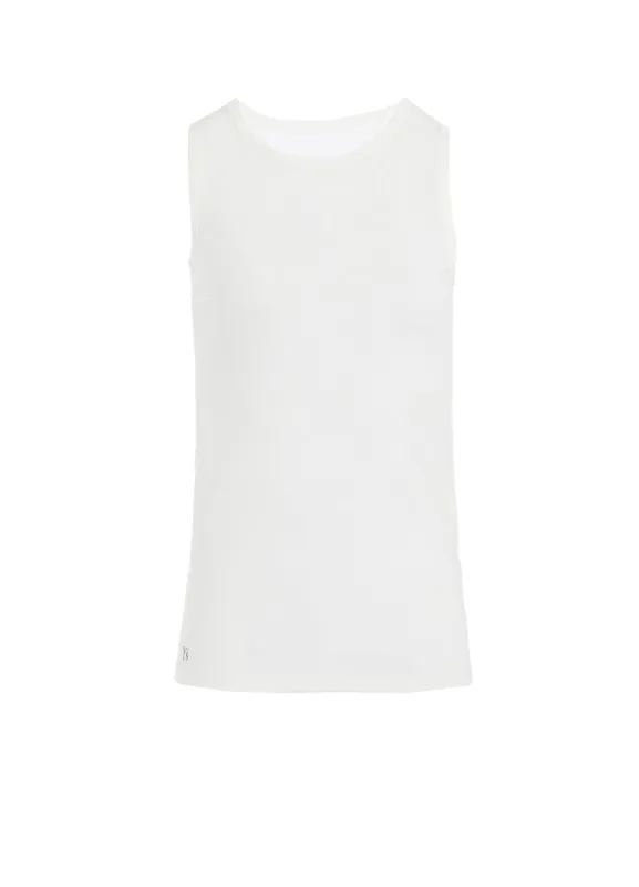 Y'S LOGO COTTON TANKTOP made by Yohji Yamamoto