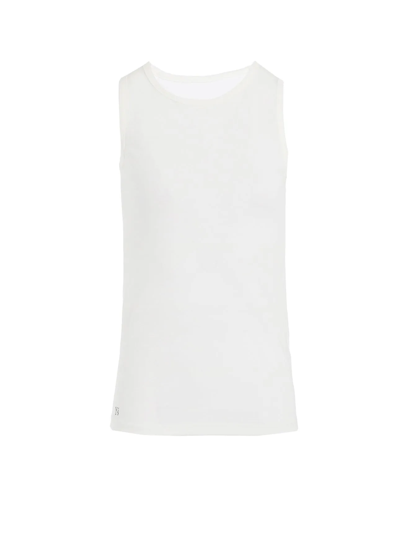 Y'S LOGO COTTON TANKTOP sold by Yohji Yamamoto