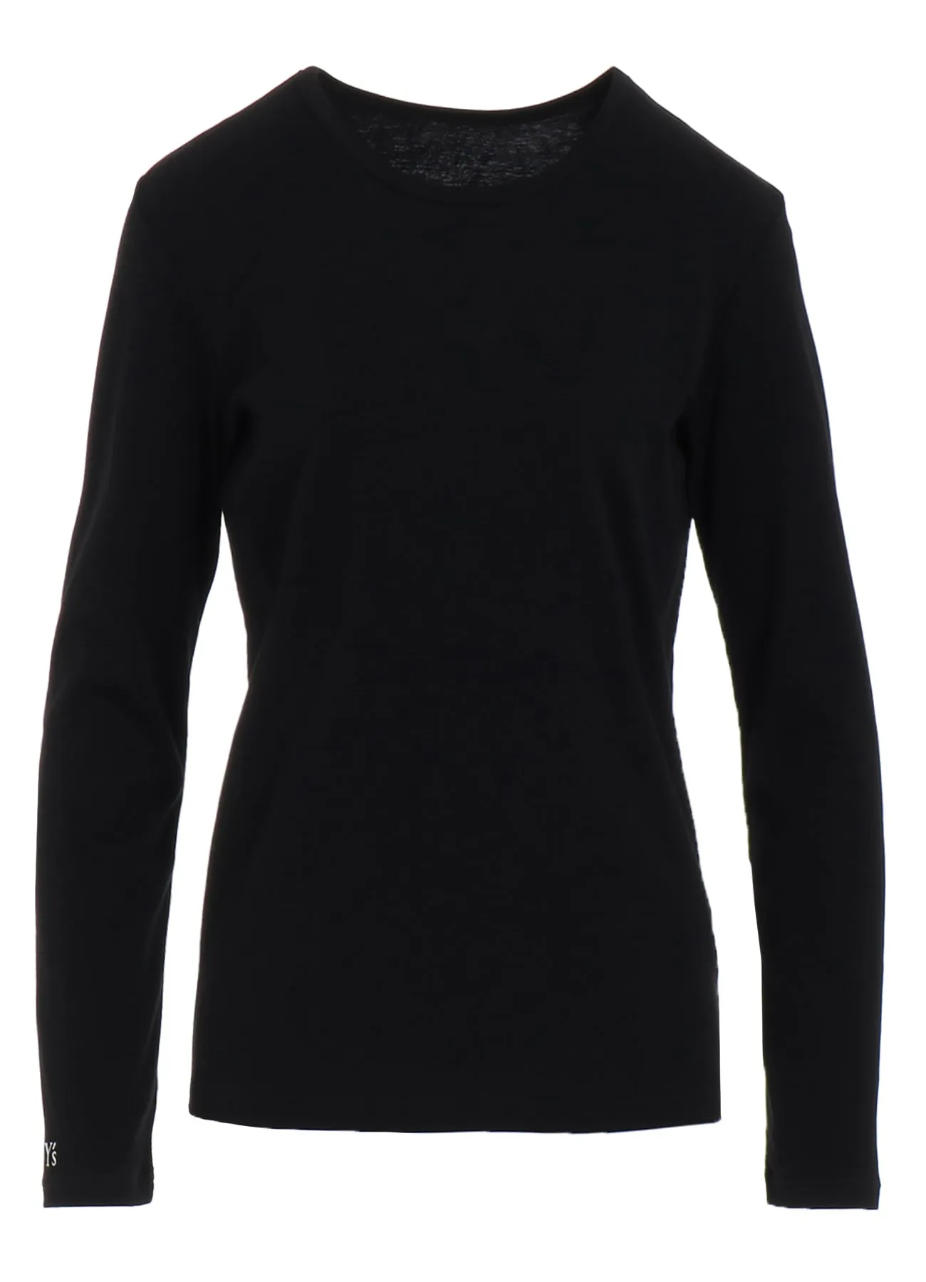 Y'S LOGO ROUND NECK LONG SLEEVE T sold by Yohji Yamamoto product image thumbnail 2