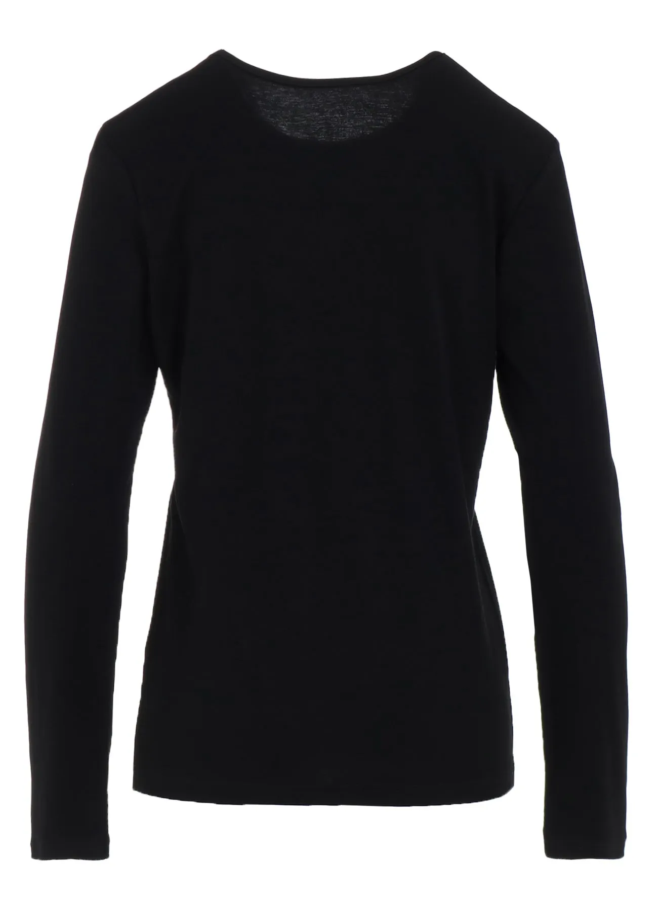 Y'S LOGO ROUND NECK LONG SLEEVE T sold by Yohji Yamamoto product image thumbnail 3