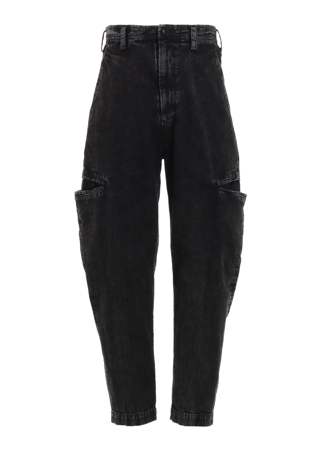 8OZ BLEACHED DENIM TAPERED PANTS sold by Yohji Yamamoto product image thumbnail 2