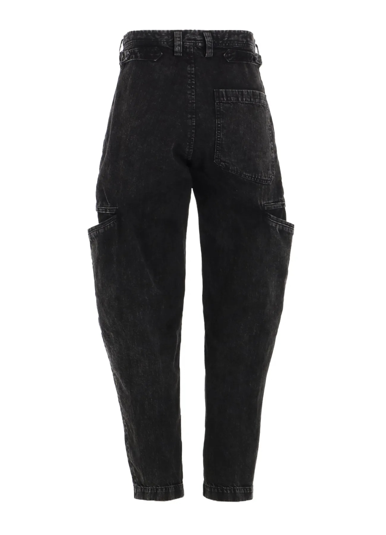 8OZ BLEACHED DENIM TAPERED PANTS sold by Yohji Yamamoto product image thumbnail 3