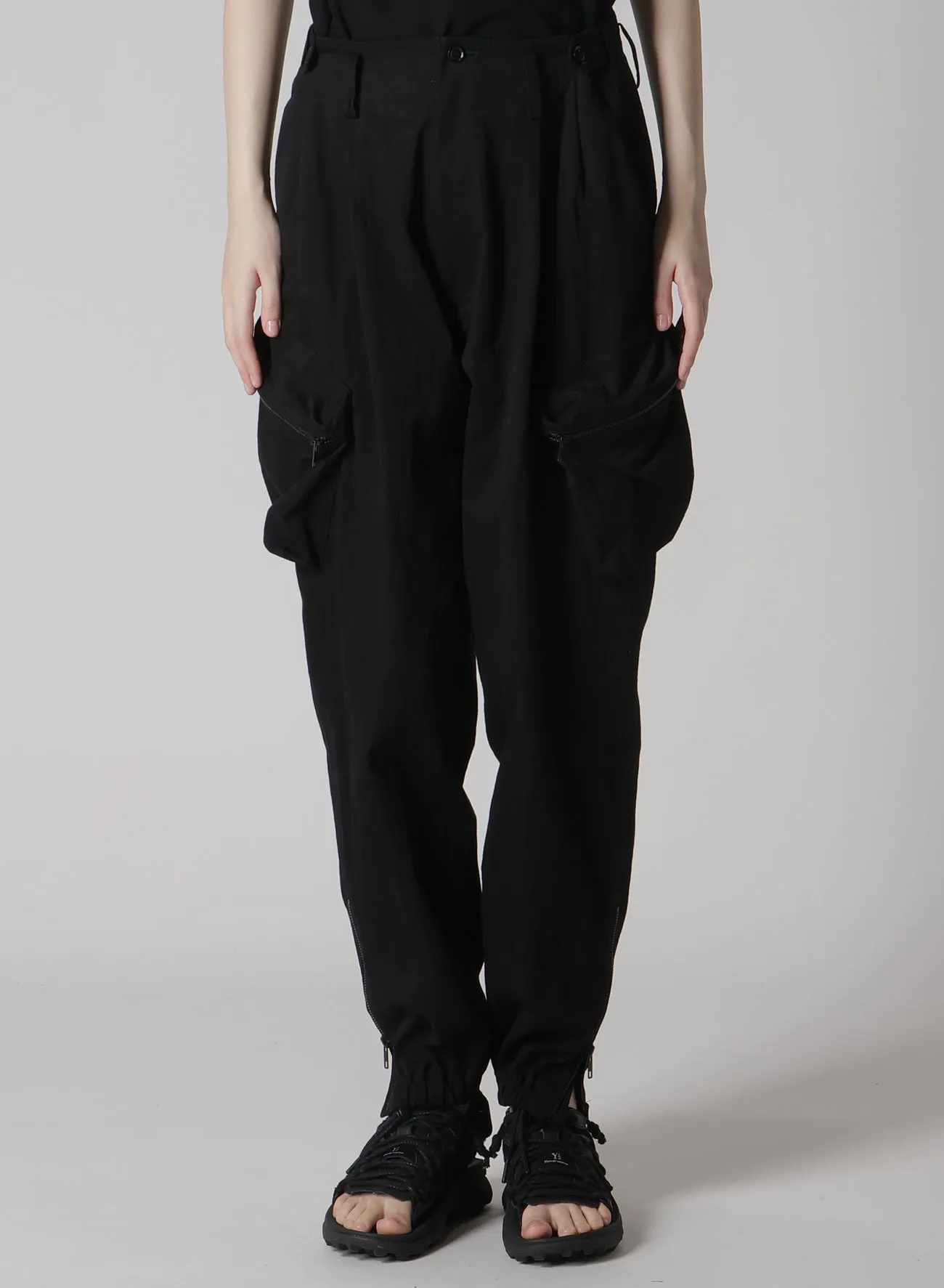 C/NY GABARDINE ZIP POCKET PANTS sold by Yohji Yamamoto product image thumbnail 4