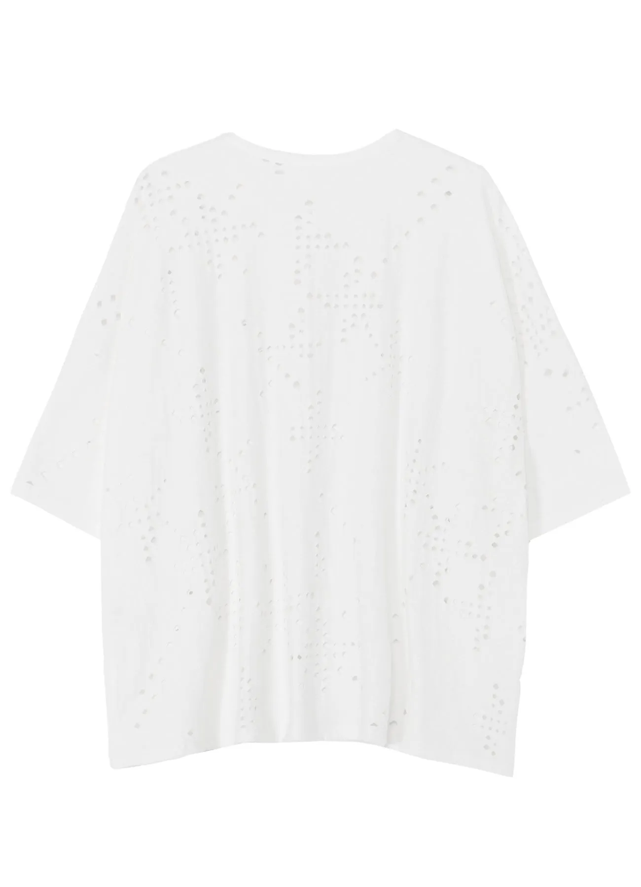 COTTON JERSEY HOLE DESIGN BIG T sold by Yohji Yamamoto product image thumbnail 3
