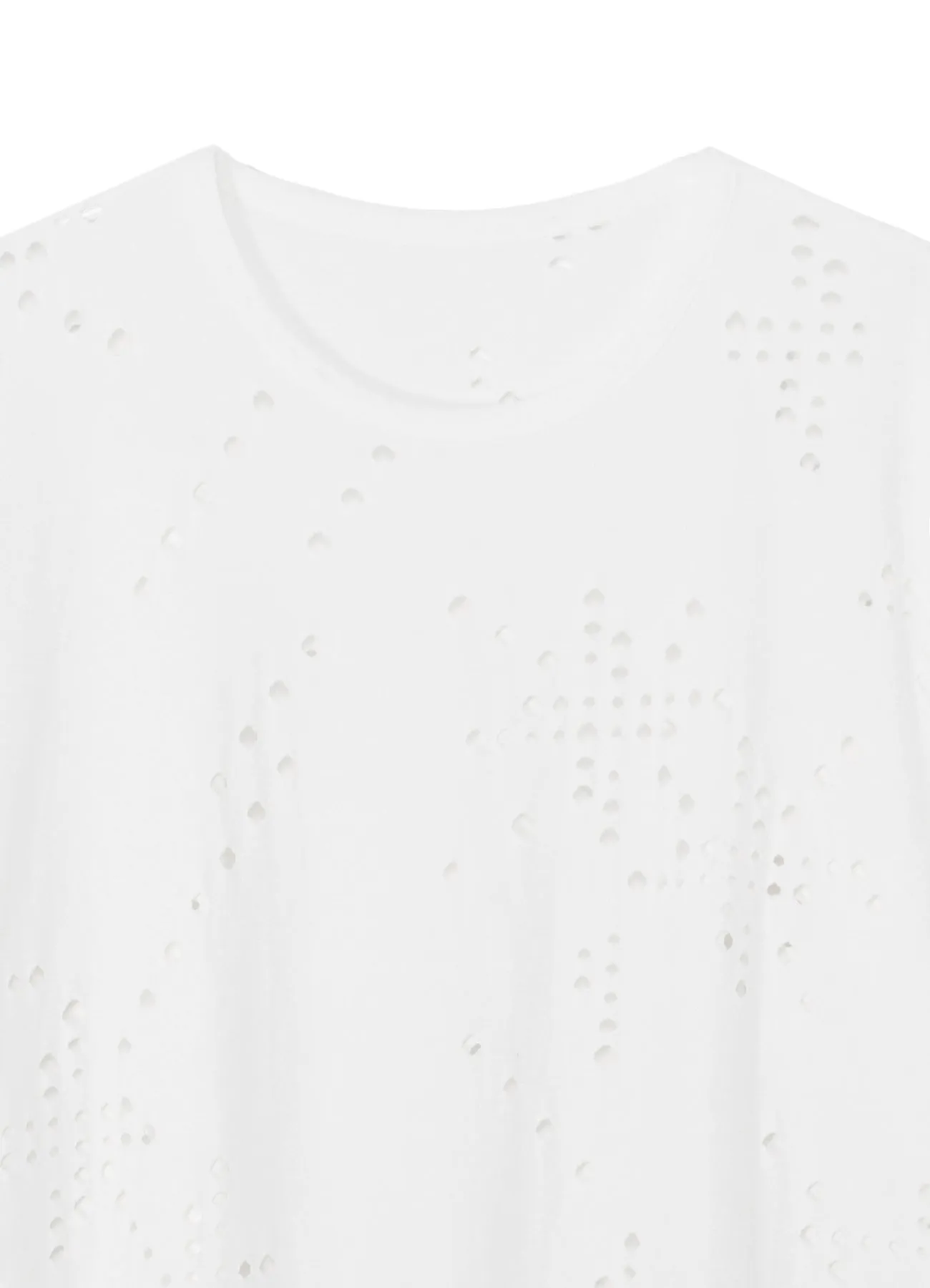 COTTON JERSEY HOLE DESIGN BIG T sold by Yohji Yamamoto product image thumbnail 4