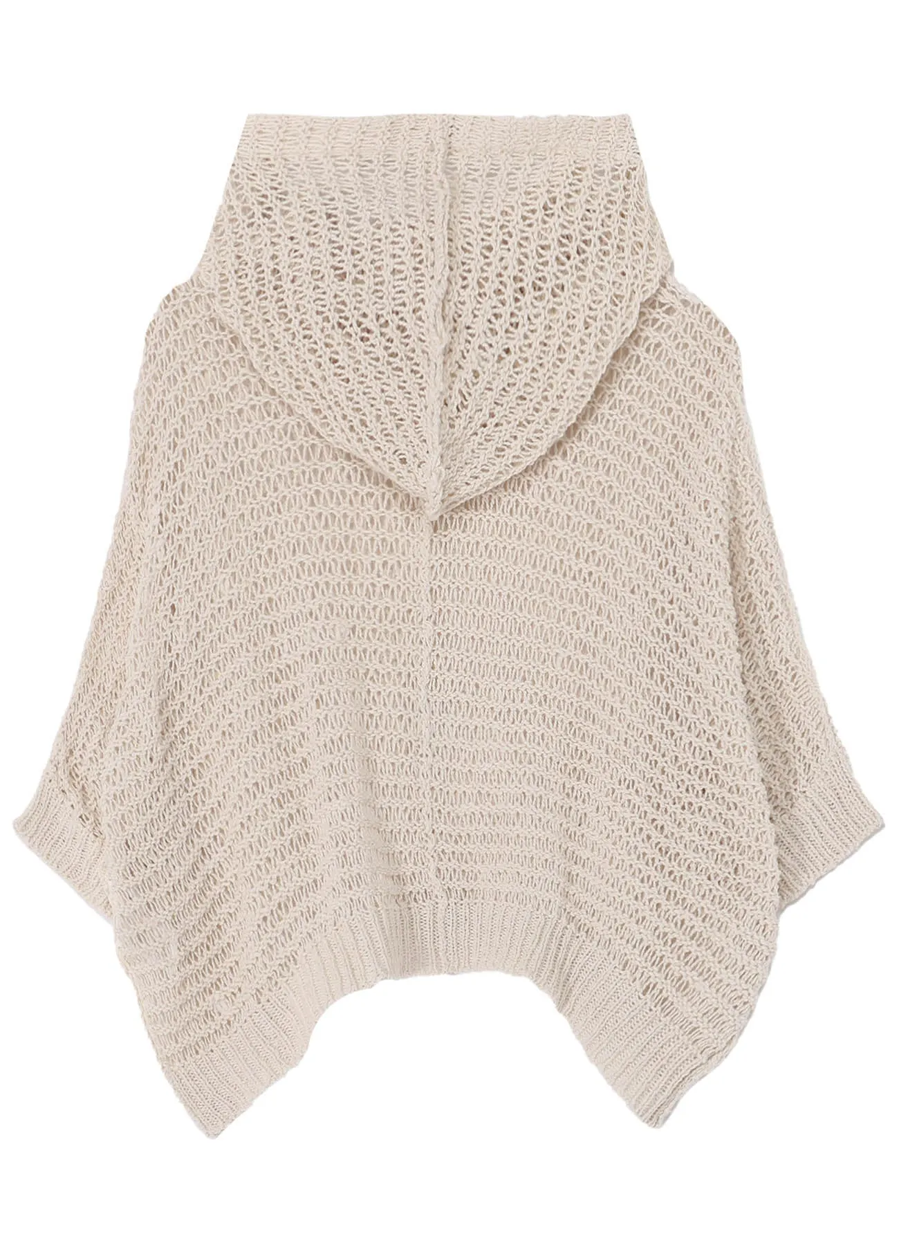 DAMAGE PROCESSED STRIPE JERSEY HOODED PULLOVER sold by Yohji Yamamoto product image thumbnail 3