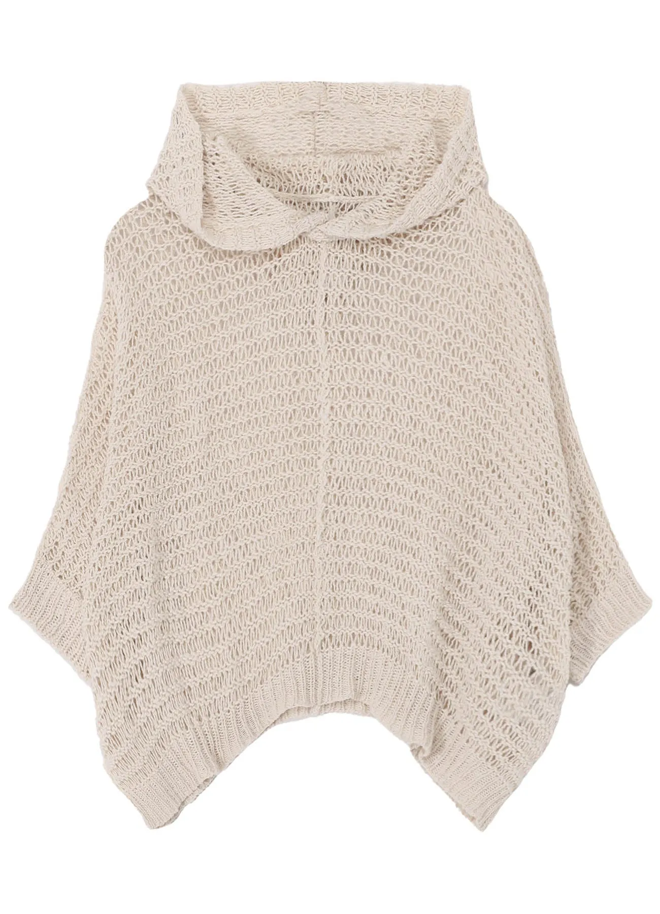 DAMAGE PROCESSED STRIPE JERSEY HOODED PULLOVER sold by Yohji Yamamoto product image thumbnail 2