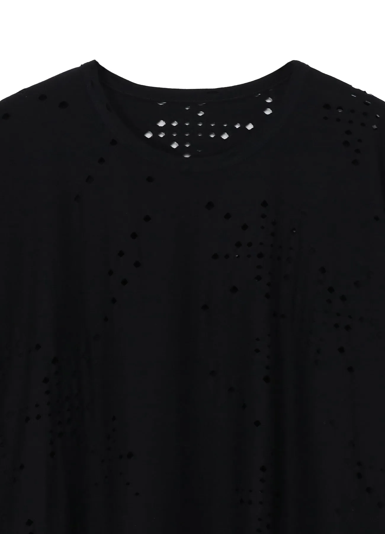 COTTON JERSEY HOLE DESIGN BIG T sold by Yohji Yamamoto product image thumbnail 4