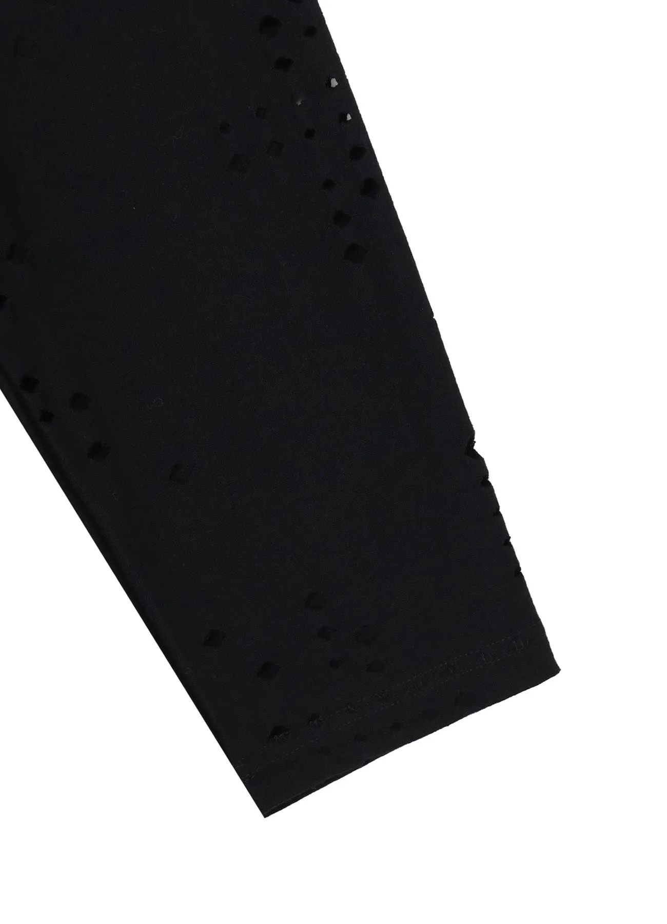 COTTON JERSEY HOLE DESIGN LONG SLEEVE BIG T sold by Yohji Yamamoto product image thumbnail 5