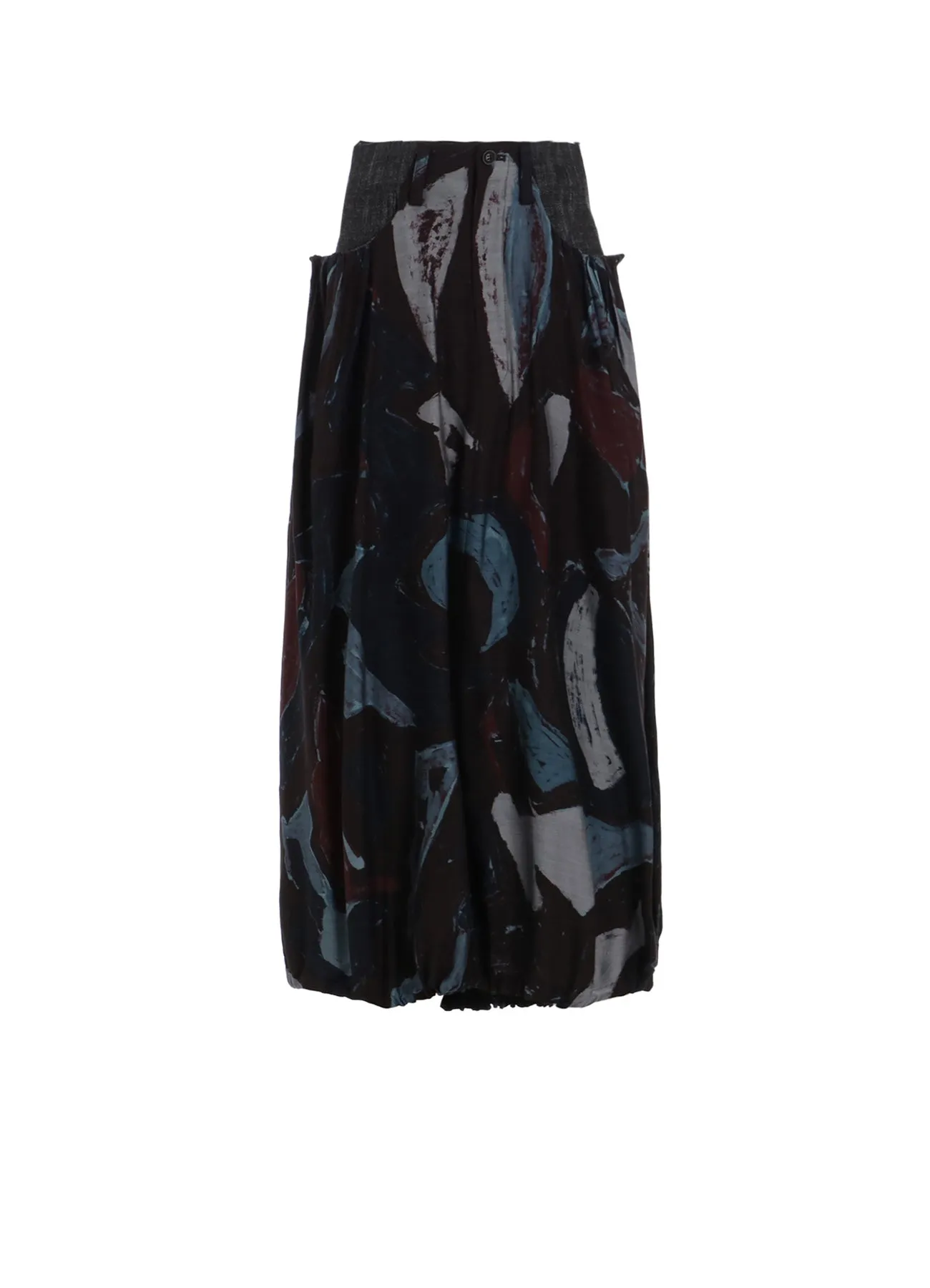 DENIM/CUPRO COMBINATION SKIRT sold by Yohji Yamamoto