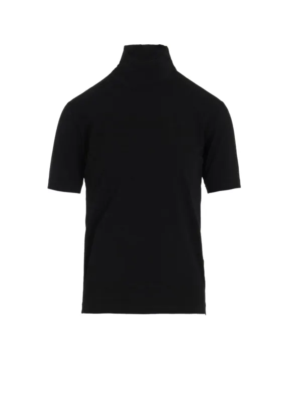 RAYON JERSEY HIGH NECK SHORT SLEEVE T sold by Yohji Yamamoto