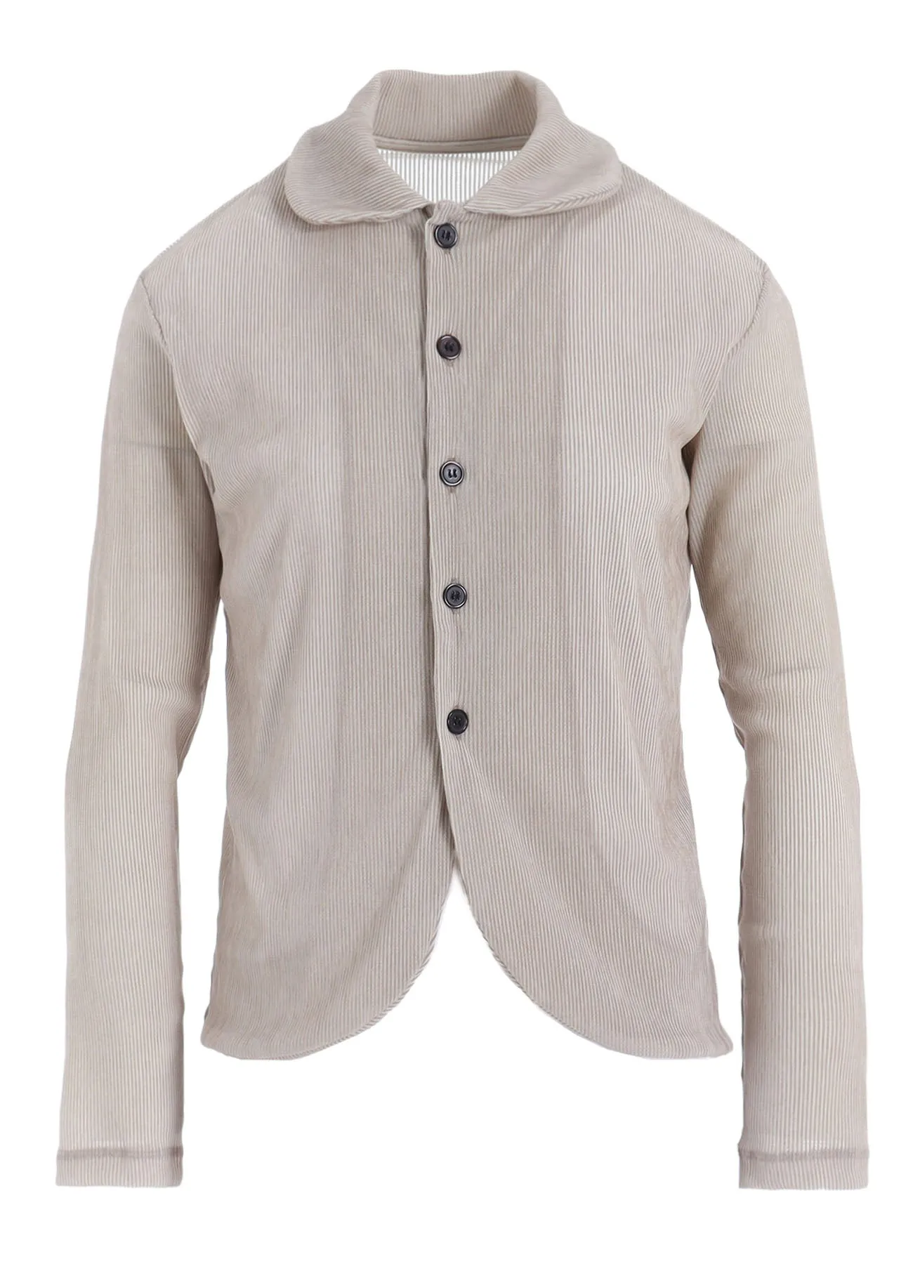 NY TULLE FLOCKED ROUND COLLAR CARDIGAN sold by Yohji Yamamoto product image thumbnail 2