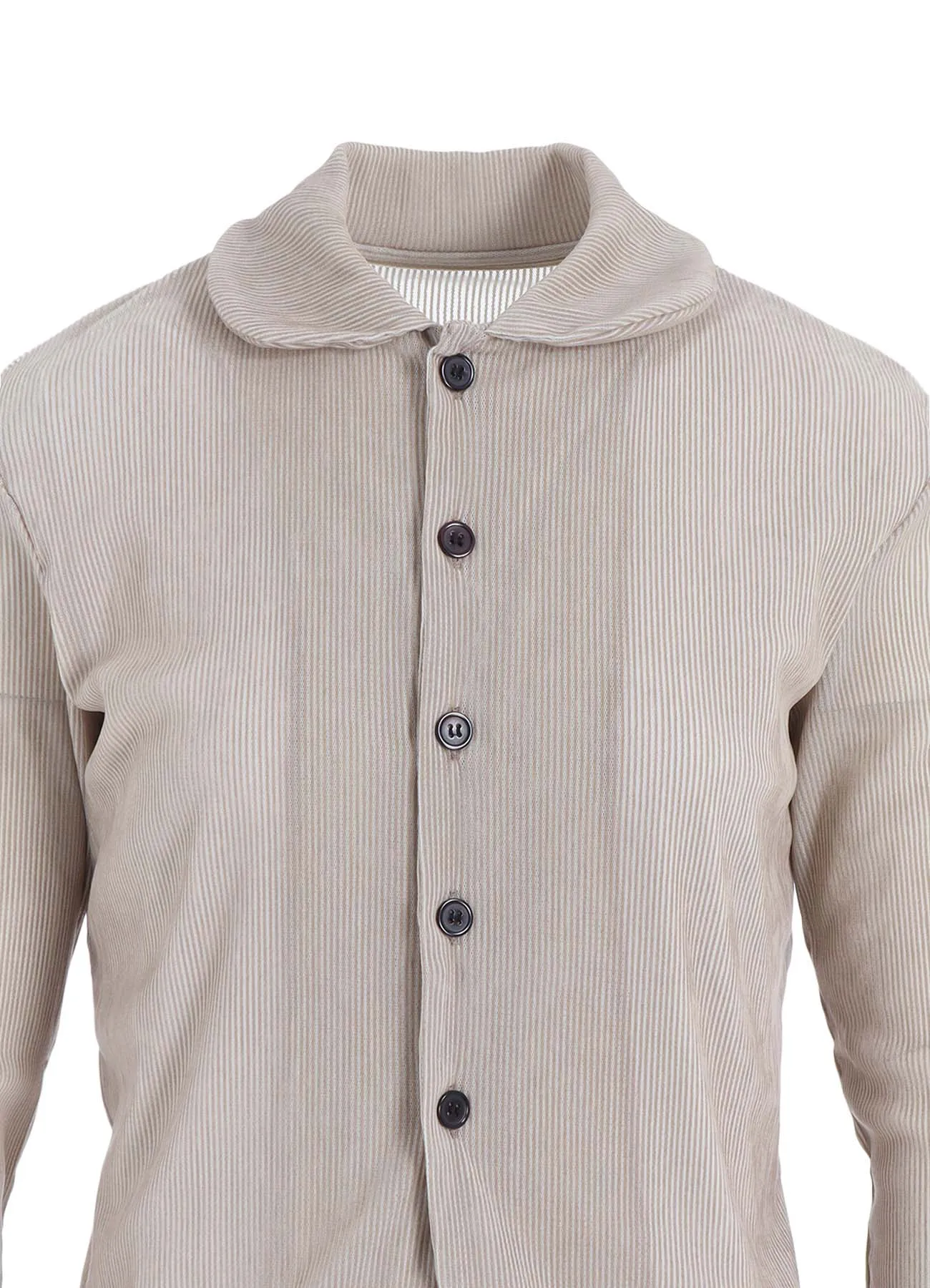 NY TULLE FLOCKED ROUND COLLAR CARDIGAN sold by Yohji Yamamoto product image thumbnail 5