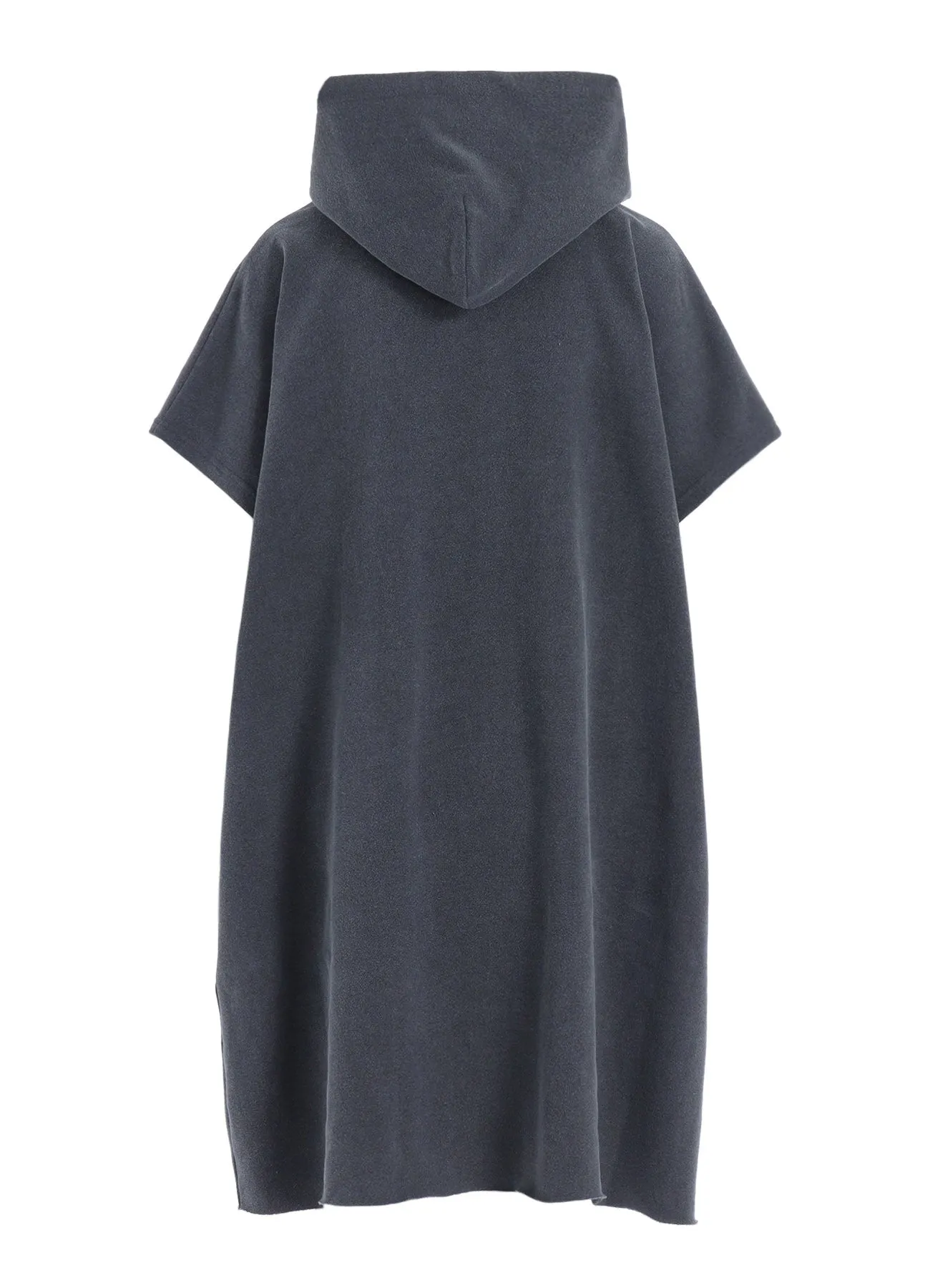 PIGMENT DYE FLEECE LONG HOODIE sold by Yohji Yamamoto product image thumbnail 3